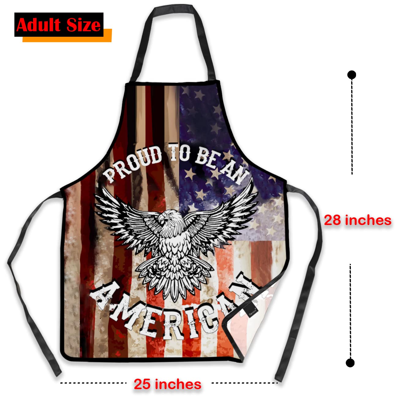 Remimi Christmas Apron Set 2 Pack Waterproof Kitchen Chef Thanksgiving Aprons Parent Child Matching - Image 3