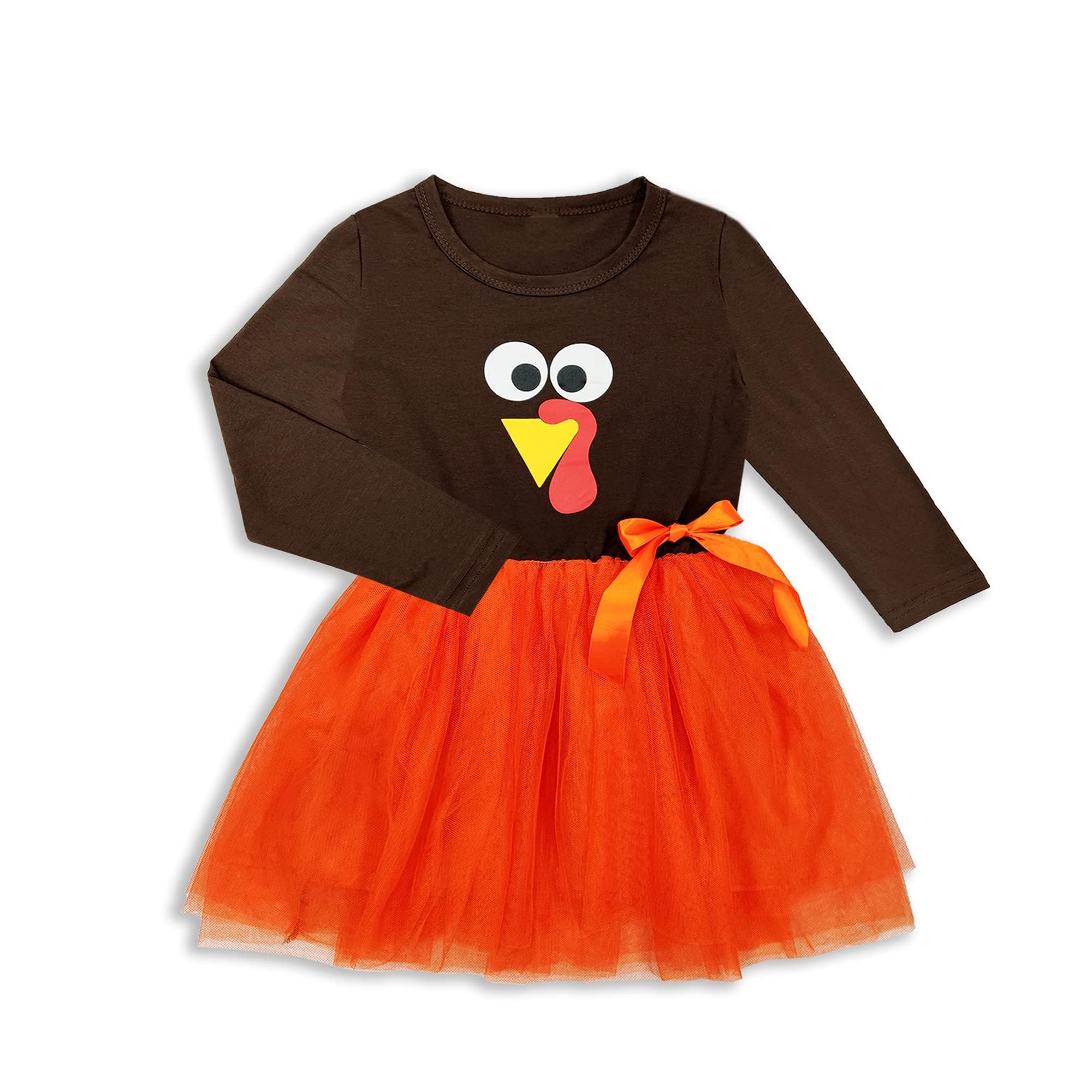 Remimi Christmas Toddler Girl Dress Xmas Ruffle Layered Tutu Dresses 1-6 Years - Image 4