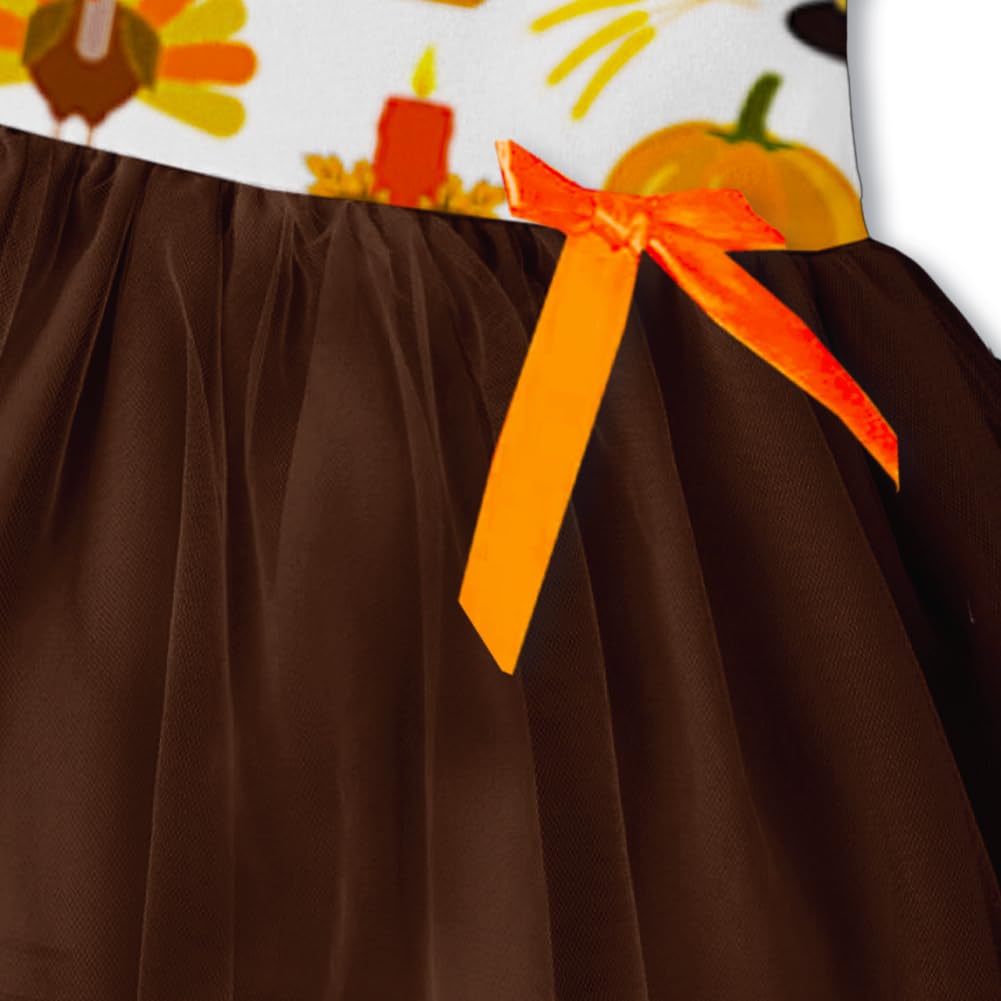 Remimi Christmas Toddler Girl Dress Xmas Ruffle Layered Tutu Dresses 1-6 Years - Image 4