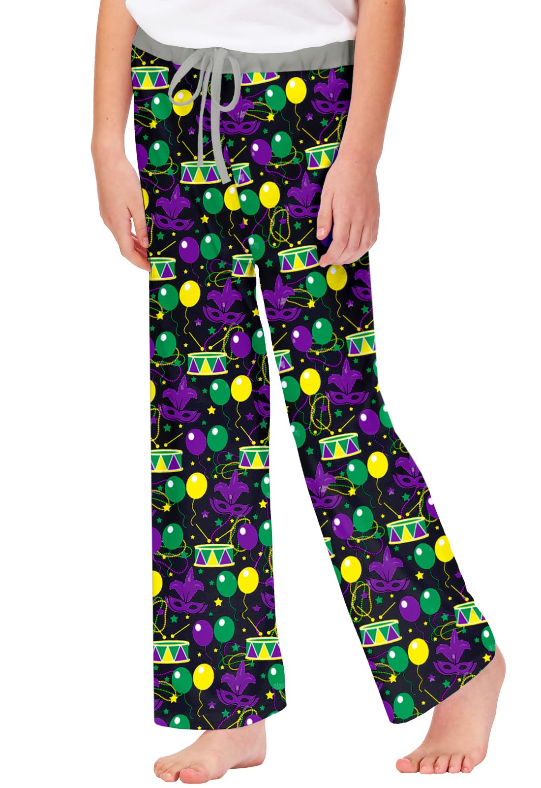 Remimi Girl Boy Plaid Pants Drawstring Summer Casual Loose Bottoms 5-14 Years - Image 5