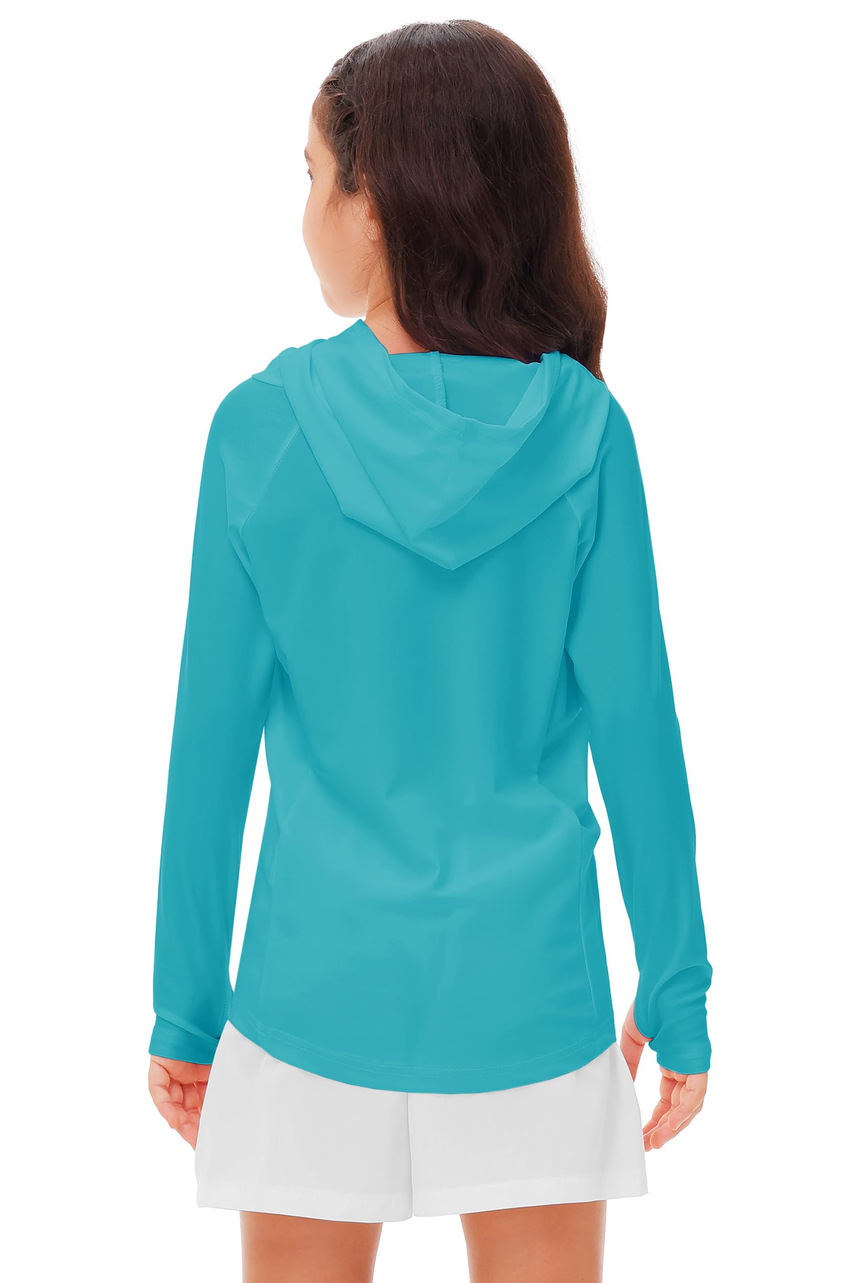 Remimi Kids Sun Shirt Rash Guard Quick Dry Sun Protection Athletic Hoodie Hiking Shirts 3-12 Years - Image 7