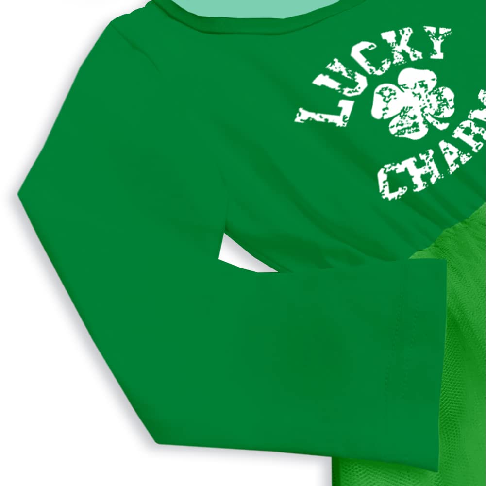 Remimi St Patricks Day Toddler Girl Dress Irish Ruffle Layered Tutu Dresses 1-6 Years - Image 4