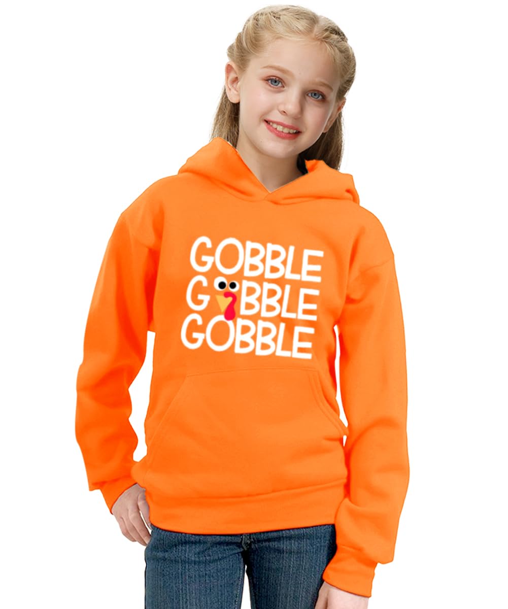 Remimi Unisex Kids Christmas Hoodie Boy Girl Thanksgiving Day Sweatshirt with Pocket 5-14 Years - Image 3